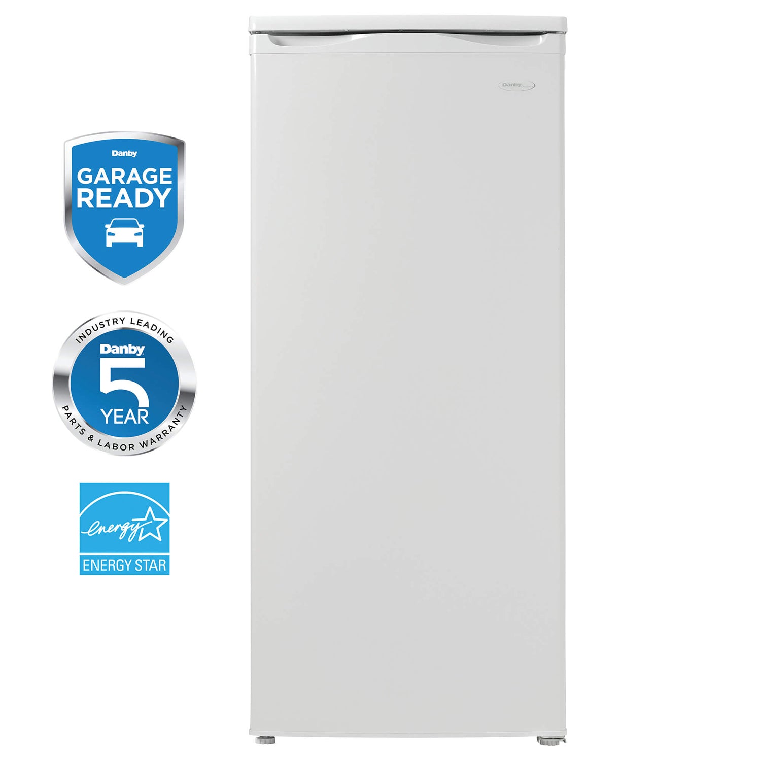 Danby Designer 5.9 Cubic Feet Storage Upright Deep Freezer, White (Damaged)