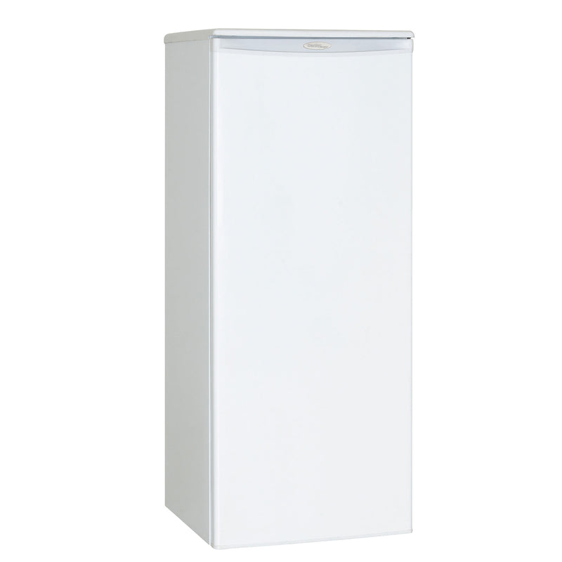 Danby Designer 8.5 Cu Ft Storage Upright Deep Freezer Cooler, White (For Parts)