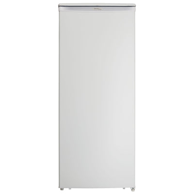 Danby Designer 8.5 Cu Ft Storage Upright Reversible Deep Freezer Cooler, White