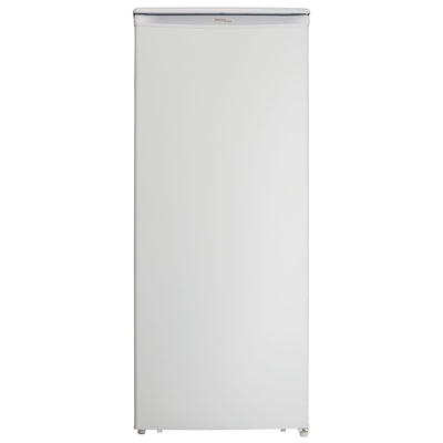 Danby Designer 8.5 Cu Ft Storage Upright Deep Freezer Cooler, White (For Parts)