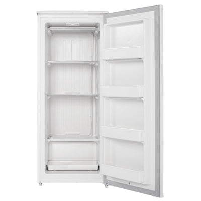 Danby Designer 8.5 Cu Ft Storage Upright Reversible Deep Freezer Cooler, White