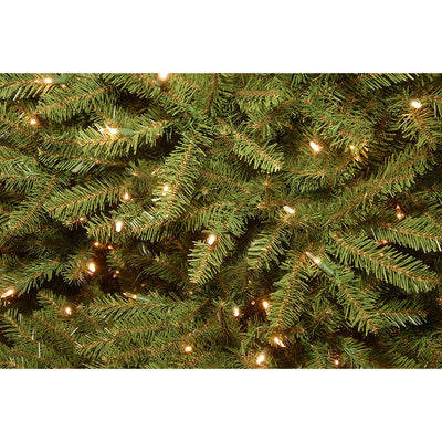 National Tree Company 12 Foot Pre-Lit Dunhill Fir Christmas Tree (Open Box)
