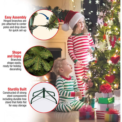 National Tree Company 12 Foot Pre-Lit Dunhill Fir Artificial Tree(For Parts) - VMInnovations