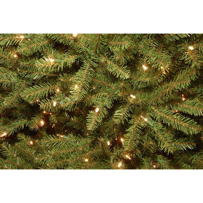 National Tree Company Dunhill Fir 4.5 Foot Prelit Tree with Lights (Open Box) - VMInnovations