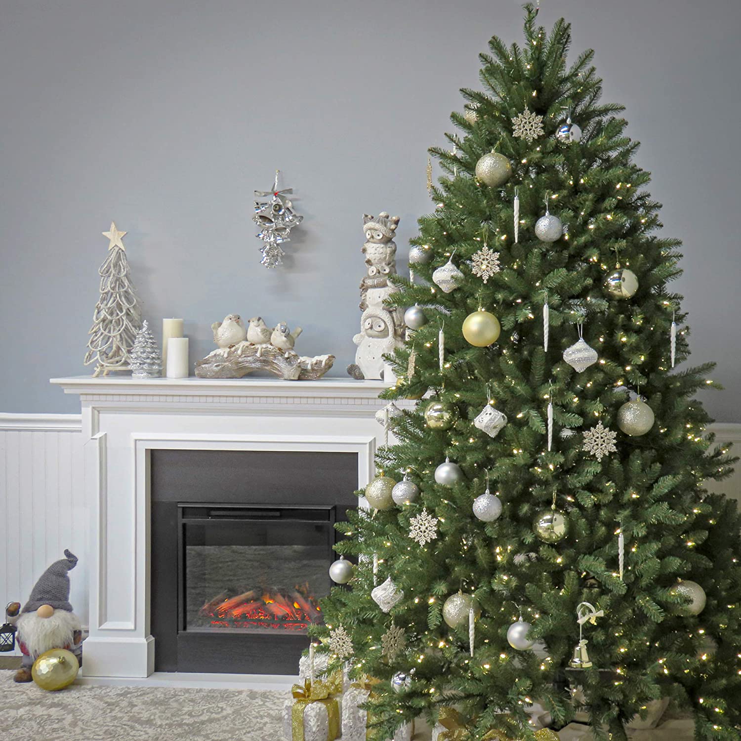 National Tree Company Dunhill Fir 7.5 Ft Unlit Full Artificial Christmas Tree