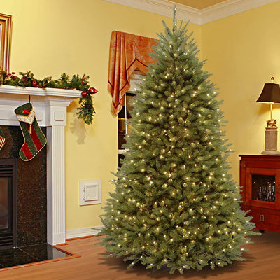 National Tree Company 6.5' Artificial Prelit Fir Christmas Holiday Tree (Used)