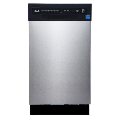 Avanti DW1833D3SE Built In 6 Cycle Heated Dishwasher, Stainless Steel (Damaged)