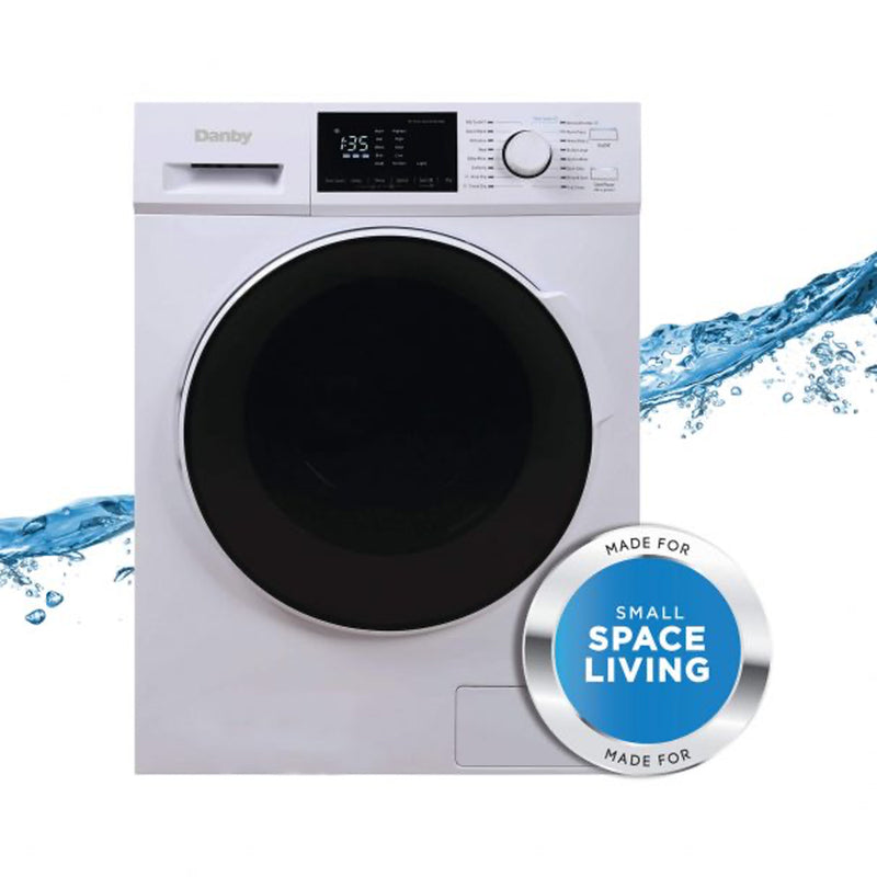 Danby 2.7 cu. ft. All-In-One Ventless Washer Dryer Combo, White (For Parts)