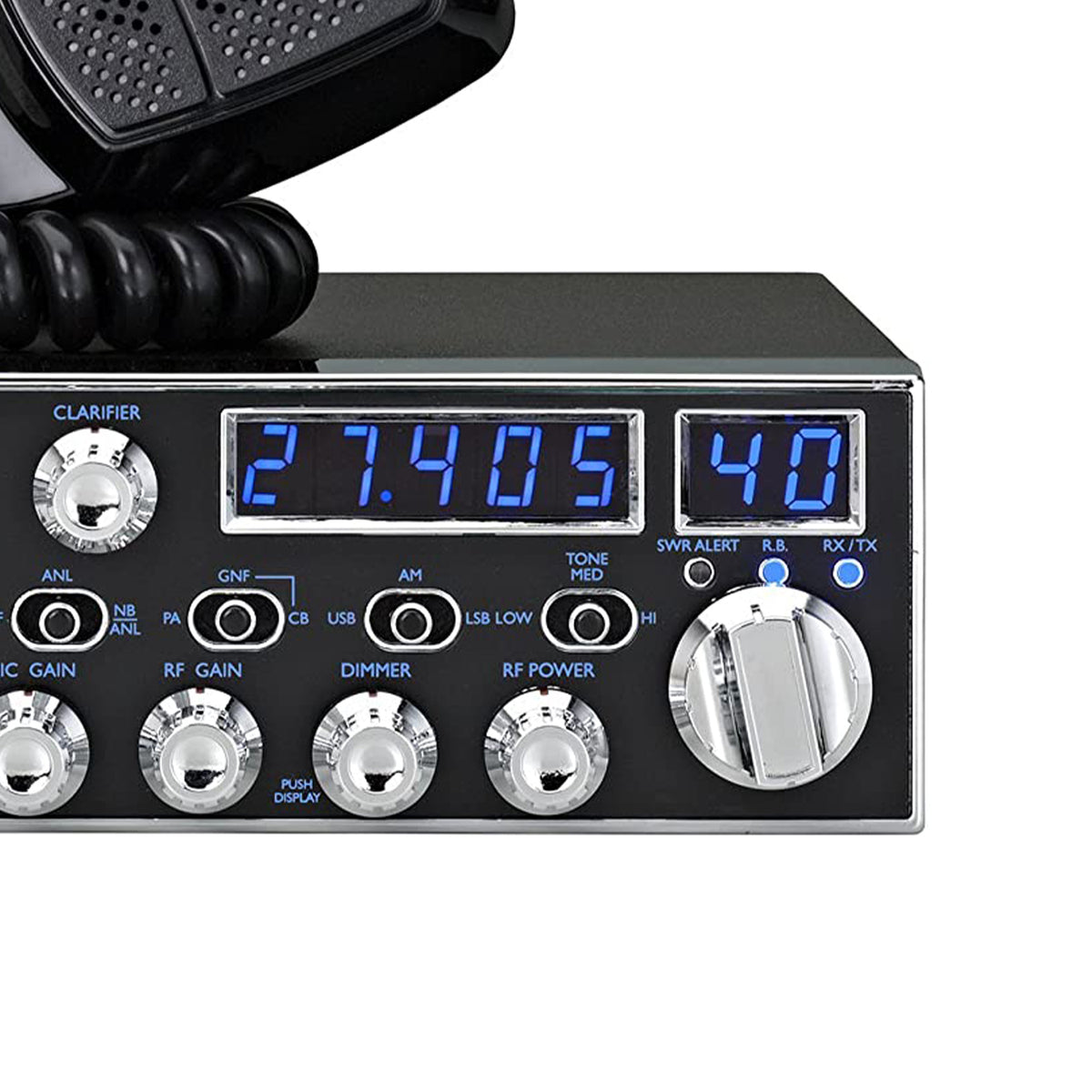 Galaxy Audio DX-959B 40 Channel Mobile CB Radio w/Backlit Faceplate & Blue LED