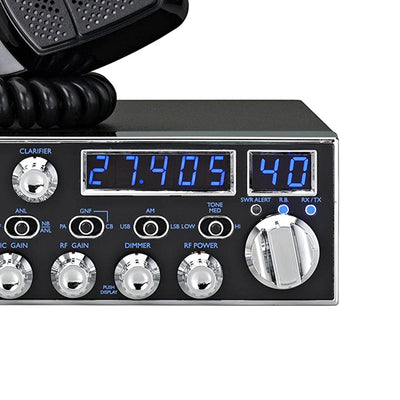 Galaxy Audio DX-959B 40 Channel Mobile CB Radio w/Backlit Faceplate & Blue LED