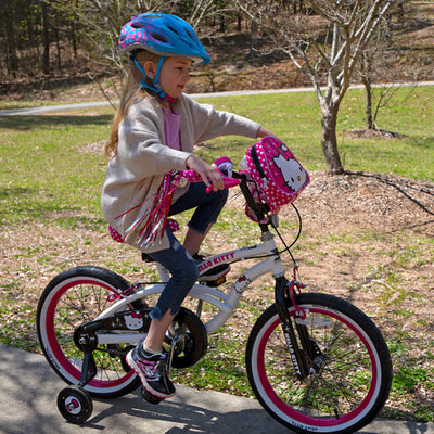 Dynacraft Children's Cute Hello Kitty Themed Beginner BMX Street Bike, 18-Inch - VMInnovations