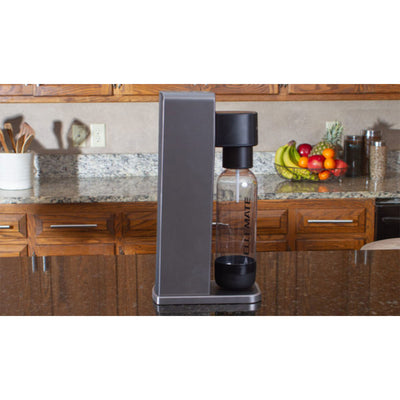 Ellemate Dynamic Carbonation Machine for Sparkling Water Fizzy Beverages, Gray