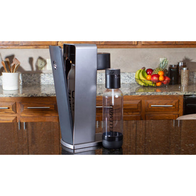 Ellemate Dynamic Carbonation Machine for Sparkling Water Fizzy Beverages, Gray