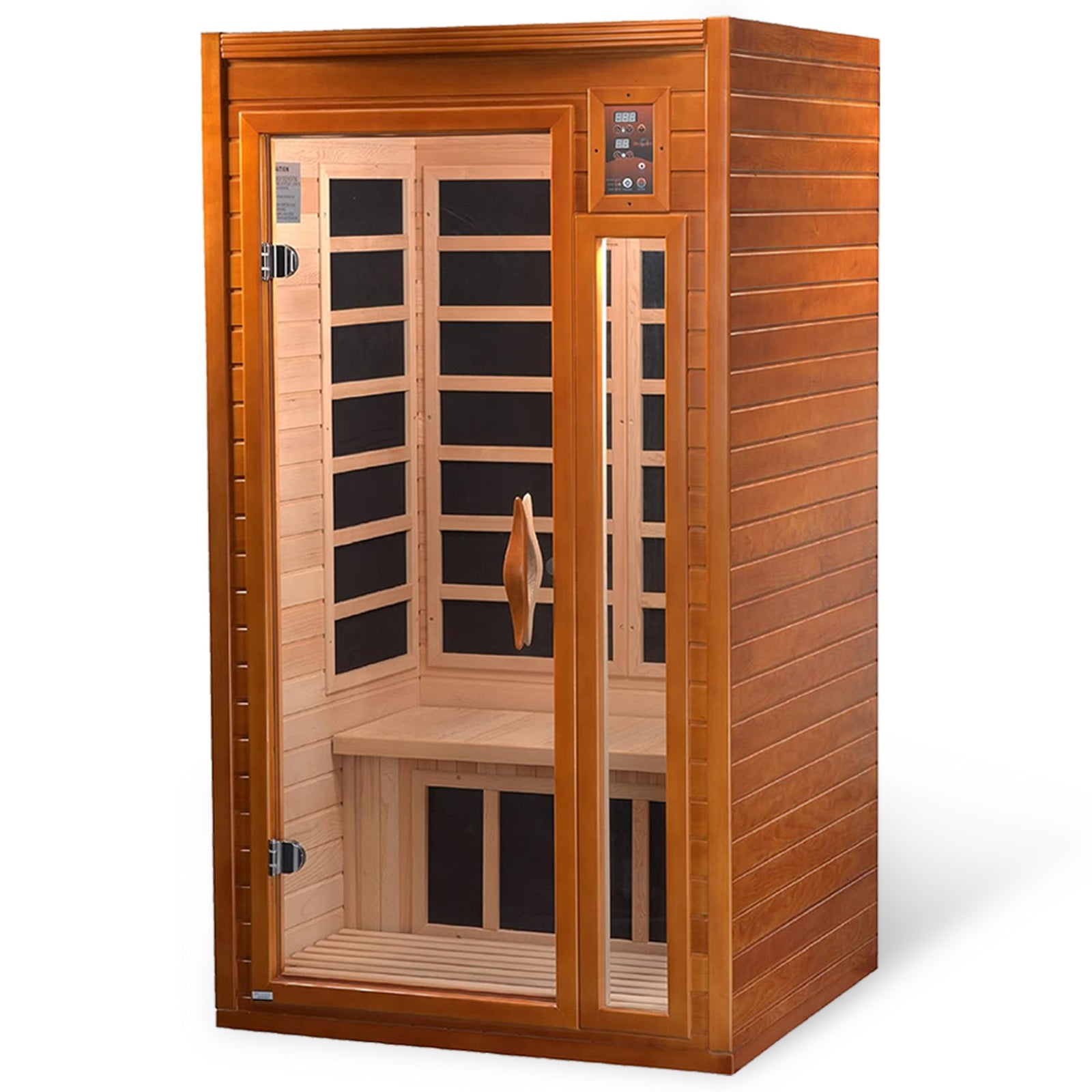 Dynamic Saunas Barcelona 1-2 Person Hemlock Wood Home Infrared Sauna (For Parts) - VMInnovations