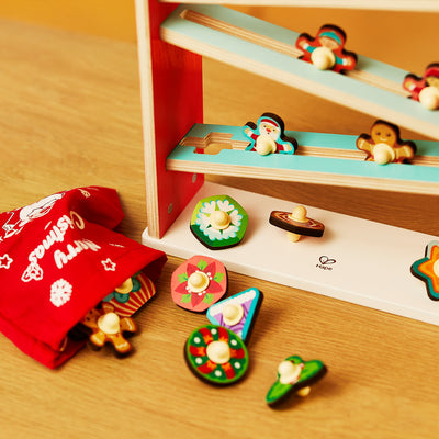 Hape E0388A Kids Wooden Rollercoaster Christmas Advent Calendar  (Open Box) - VMInnovations