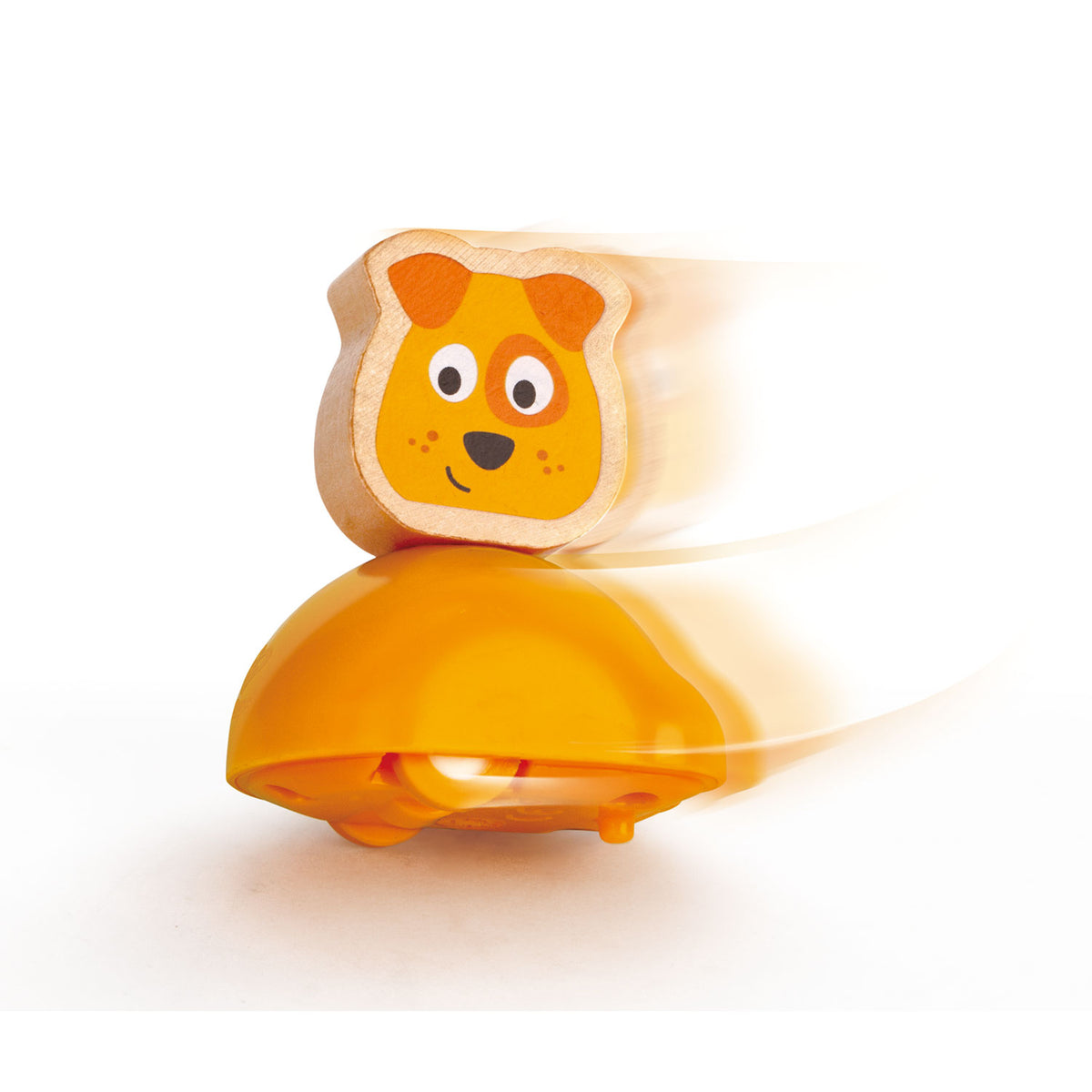 Hape Wooden Wobbling and Rolling Pepe Puppy Push and Walk-Along Toddler Toy - VMInnovations