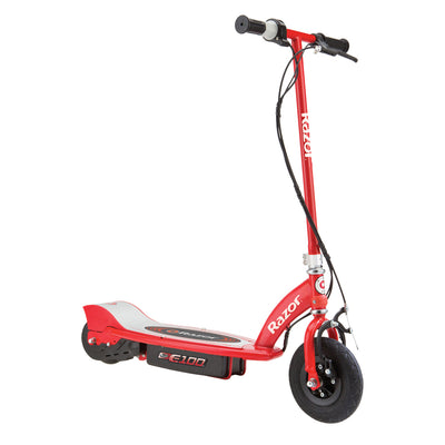 Razor E100 Kids 24 Volt Electric Powered Ride On Scooter, Red & Purple (2 Pack)