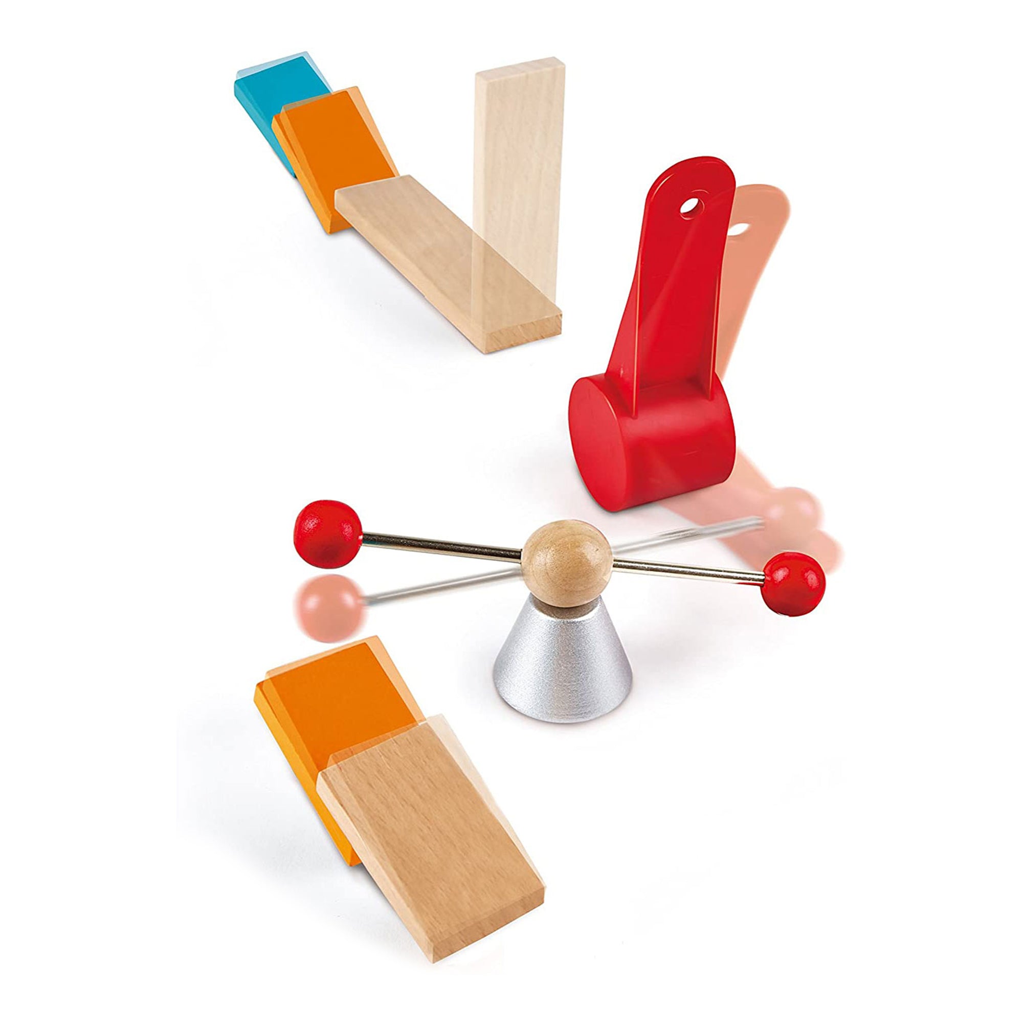Hape Robot Factory 122 Piece Wooden Domino Track Game Set (For Parts)