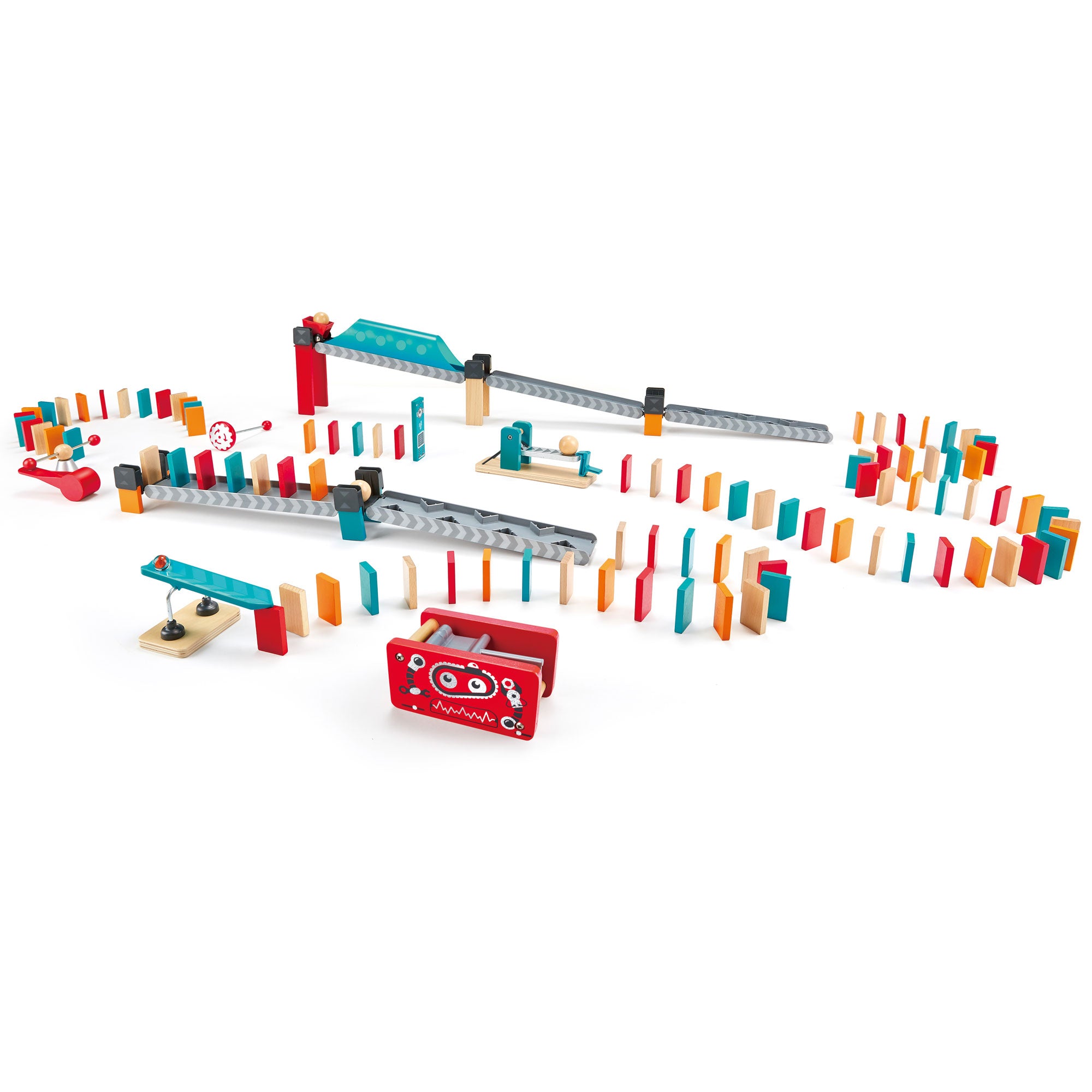 Hape Robot Factory 122 Piece Wooden Domino Track Game Set (For Parts)