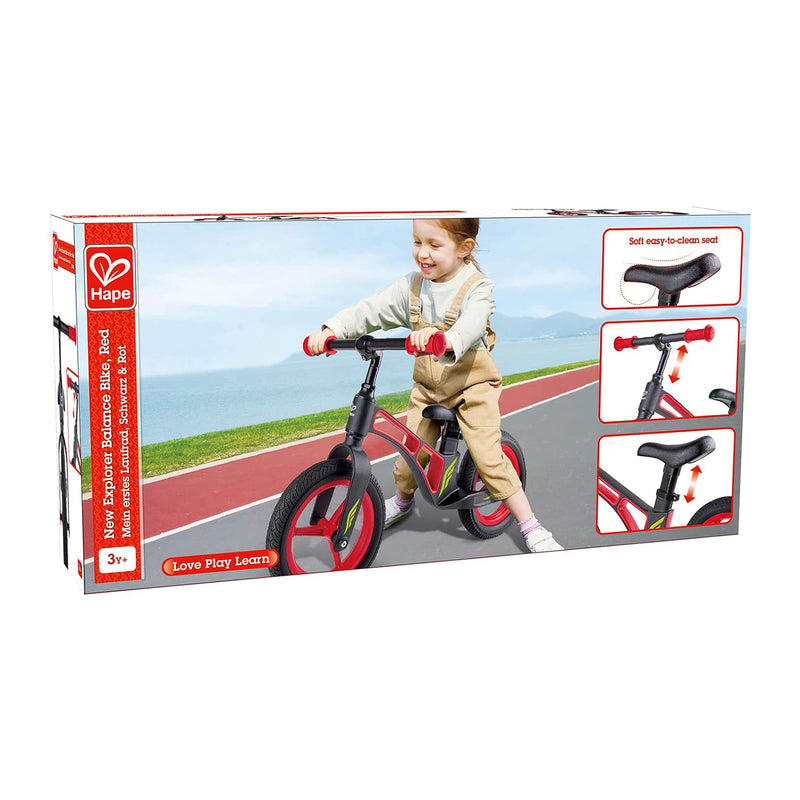 Hape New Explorer Balance Bike, Red, Kids Ages 3 to 5 Years (Used)