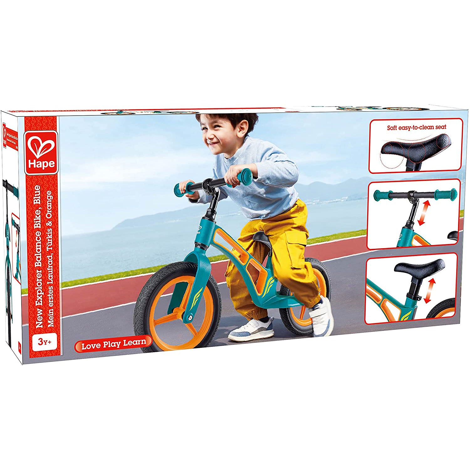 Hape New Explorer Balance Bike with Magnesium Frame, Ages 3 to 5 (Open Box)