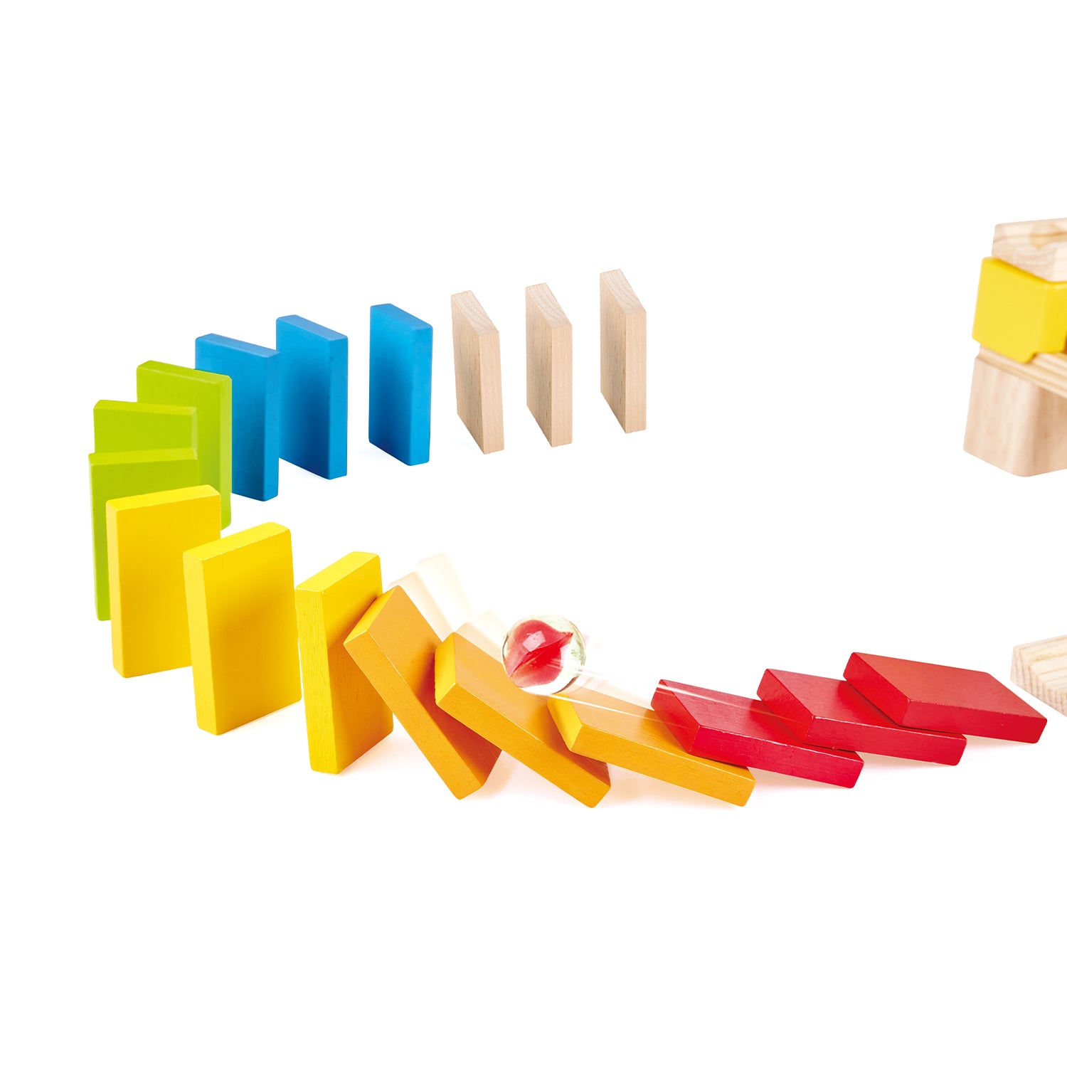 Hape Marble Run Do It Yourself Wooden Buildable Marble Racetrack Course Set