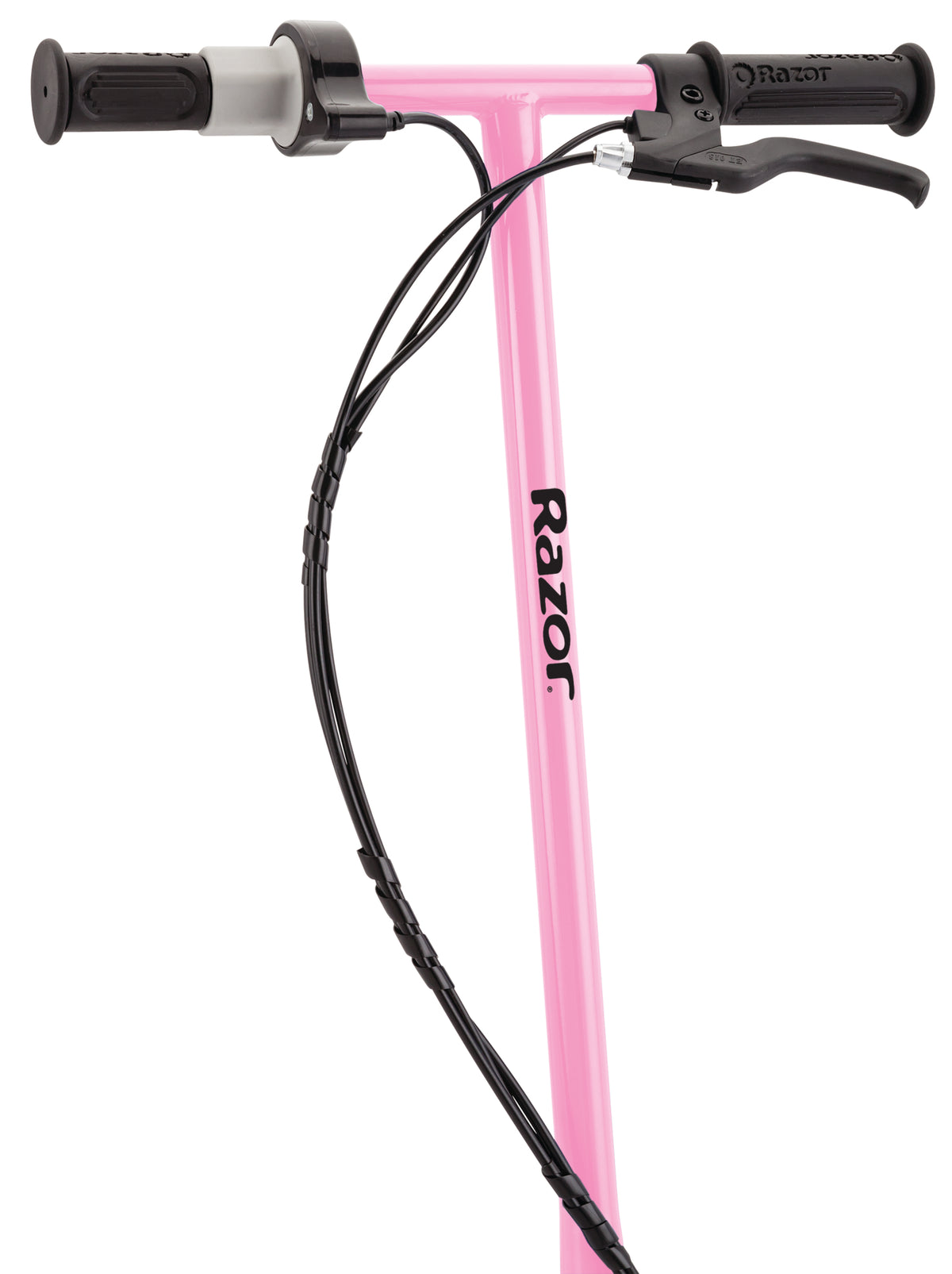 Razor E125 Electric Rechargeable Scooter + Bicycle Helmet + Elbow & Knee Pad Set