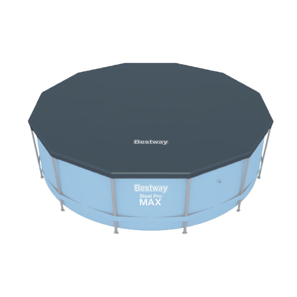 Bestway Above Ground Pools Round Cover w/ Replacement Filter Cartridge (6 Pack)