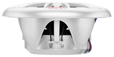 BOSS Audio MRGB65 6.5" 200W Boat Marine RGB LED Light Speakers Silver (4 Pack)