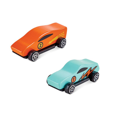Hape Stunt Garage Wooden Toy Car Parking Garage Playset with Elevator (Open Box)