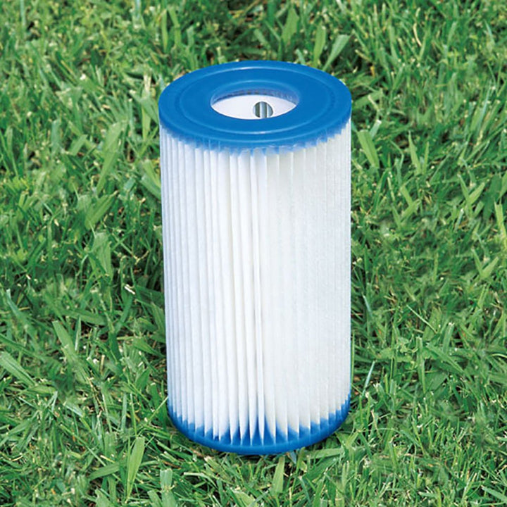 Intex 12'x30" Swimming Pool w/ Pump, Maintenance Kit (2 Pack) & 12' Pool Cover