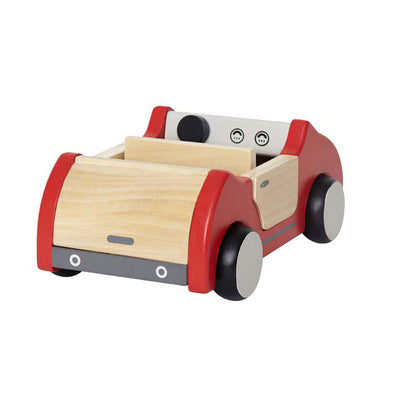 Hape Wooden Dollhouse Family Play Toy Car, Push Vehicle Accessory (Open Box) - VMInnovations
