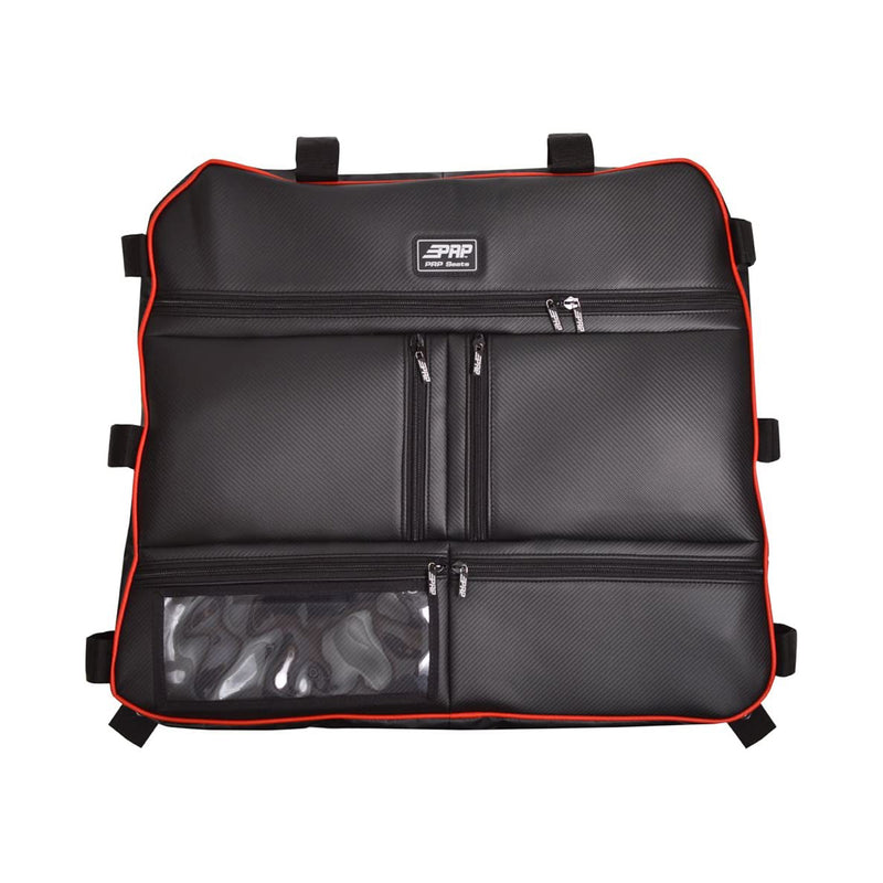 PRP Seats E47-214 Overhead Storage Bag for Polaris RZR with 5 Compartments, Red