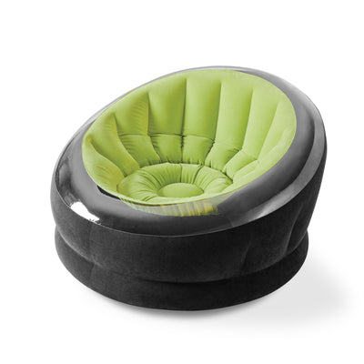 Intex Empire Inflatable Blow Up Lounge Chair for Adults, Lime Green (Used) - VMInnovations
