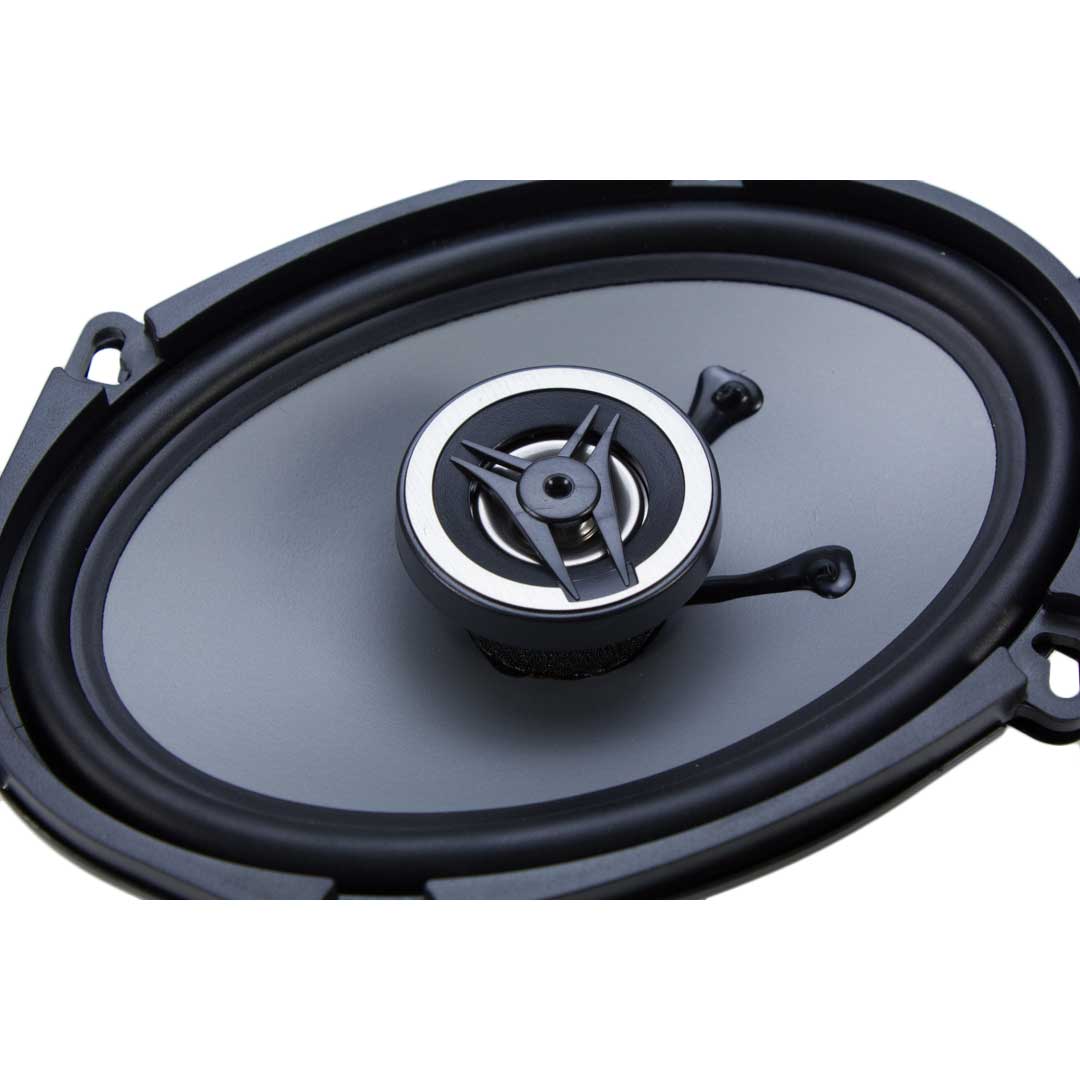 Crunch CS5768CX 250W Full Range 2 Way Coaxial 5x7 by 6x8" Speaker Pair (4 Pack)