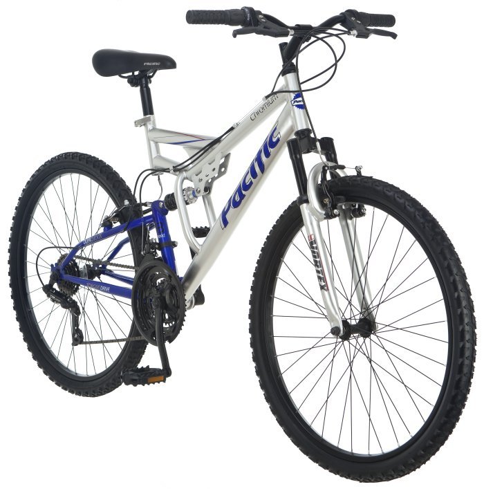 Pacific Chromium 26" Mens Dual Suspension Mountain Bike | 264162PA