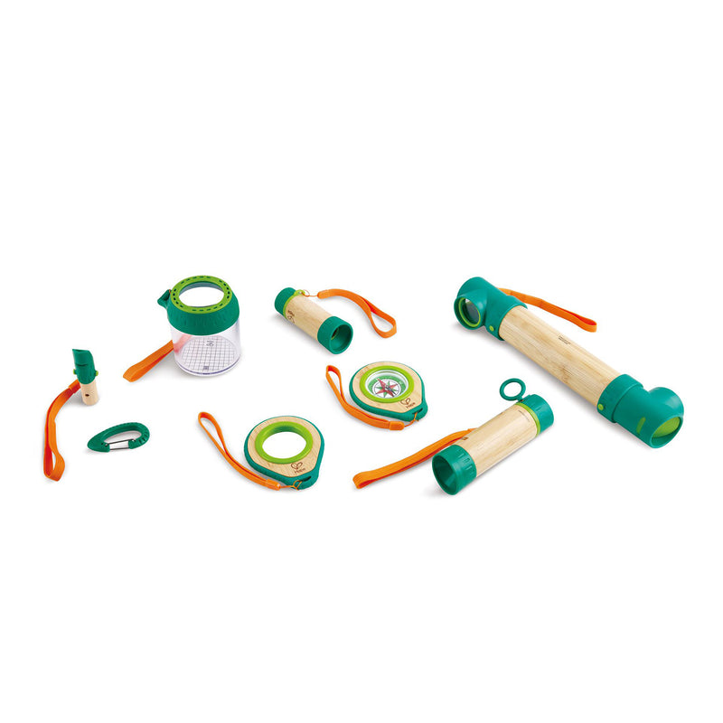 Hape E5581 8 in 1 Nature Fun Kids Plastic Explorer Kit for Ages 4 Years and Up