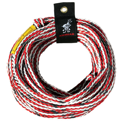 Durable Red Towable Tube Kit & Pump Bundled w/ AIRHEAD Rebel Tube Rope Pump Kit