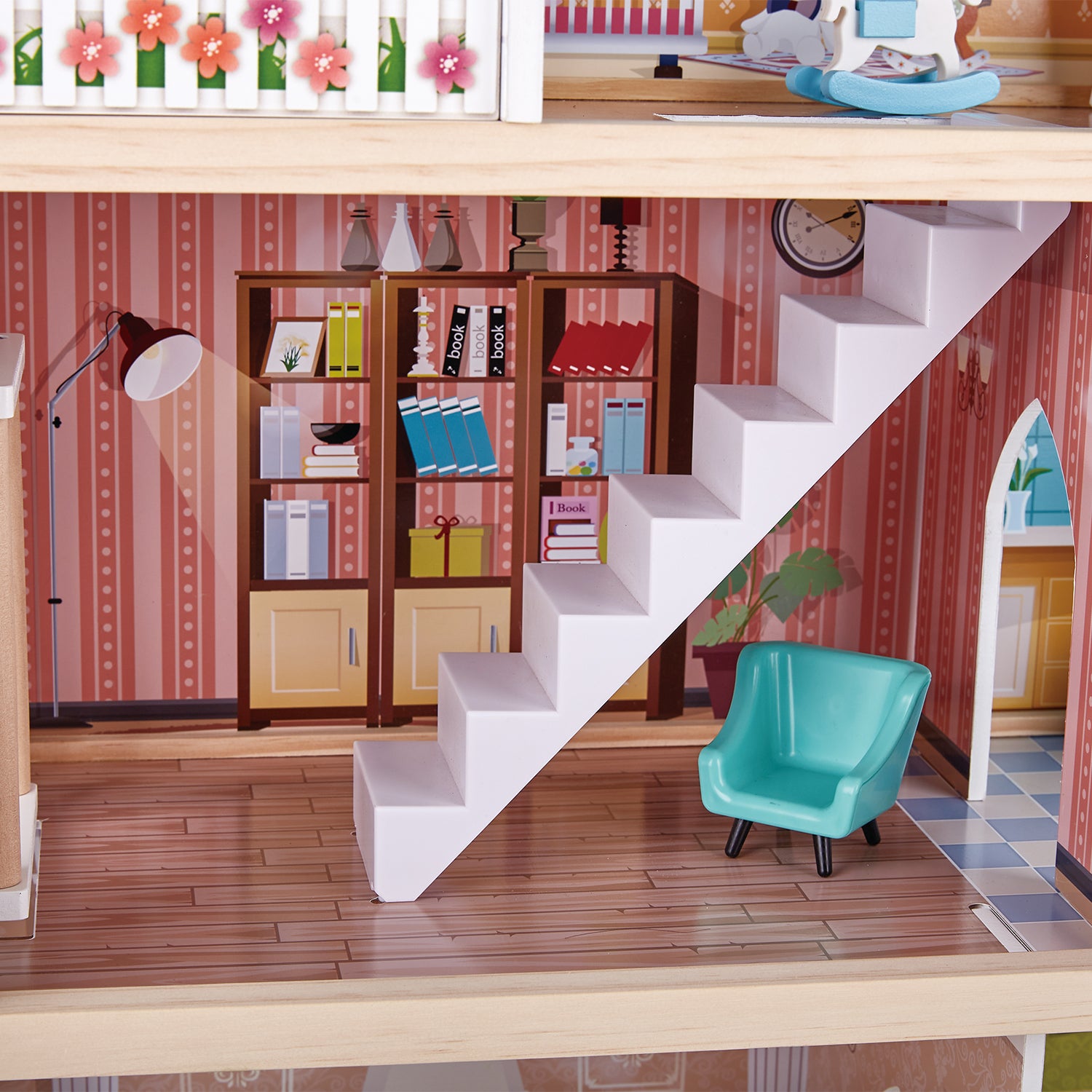 Hape Pretend Play 3 Story Wood Doll House & Furniture for Age 3 & Up (For Parts) - VMInnovations