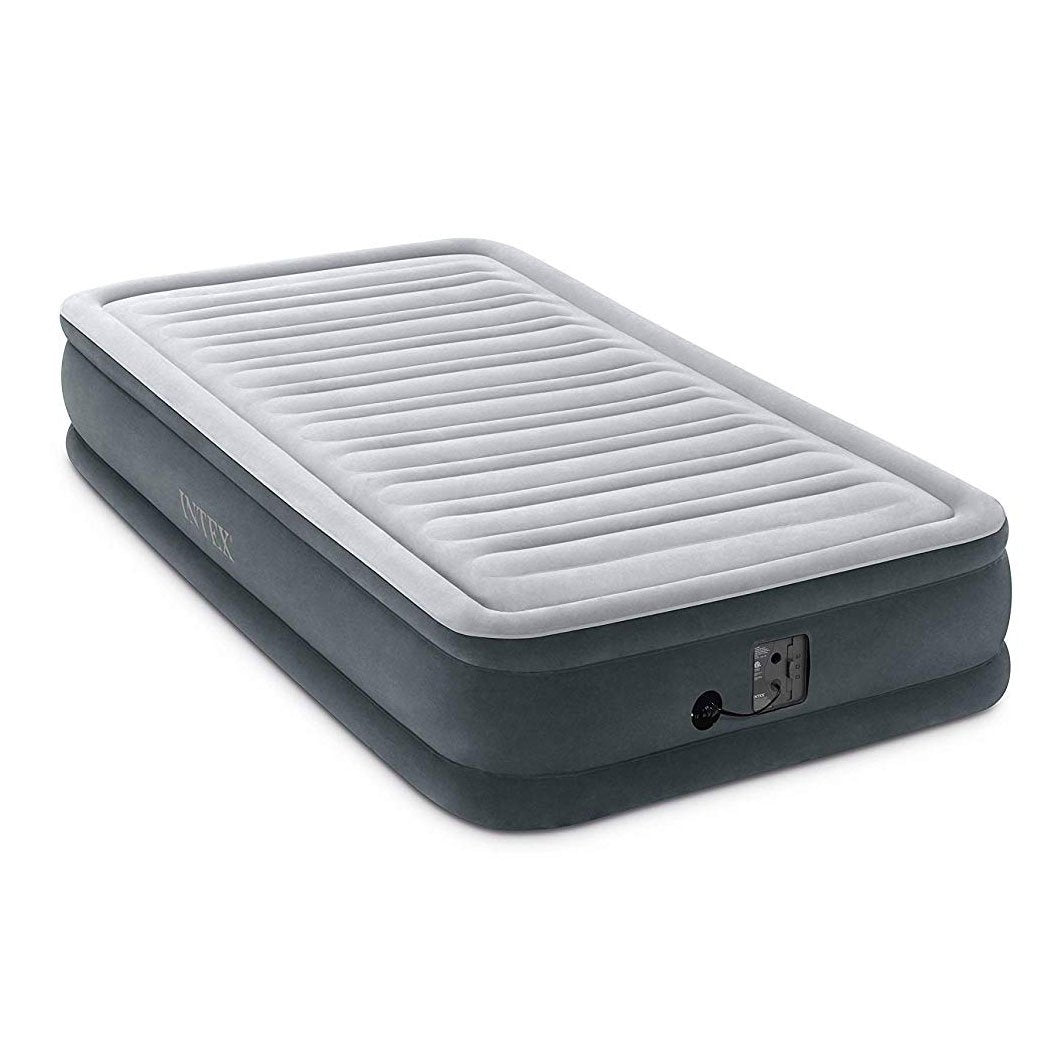 Intex Comfort Plush Dura Beam Plus Series Mid Rise Airbed w/ Pump, Twin (5 Pack)