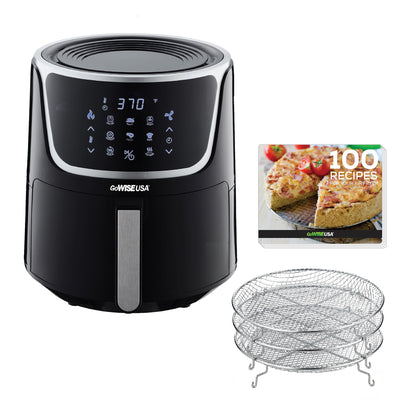 7-Quart Electric Air Fryer with Dehydrator and Stackable Racks (Open Box)
