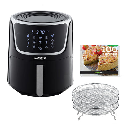GoWISE 7-Qt Electric Air Fryer w/ Dehydrator & Stackable Racks(Open Box)(2 Pack)