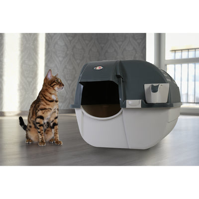Omega Paw Elite Roll 'N Clean Self Cleaning Litter Box & Paw Cleaning Litter Mat - VMInnovations