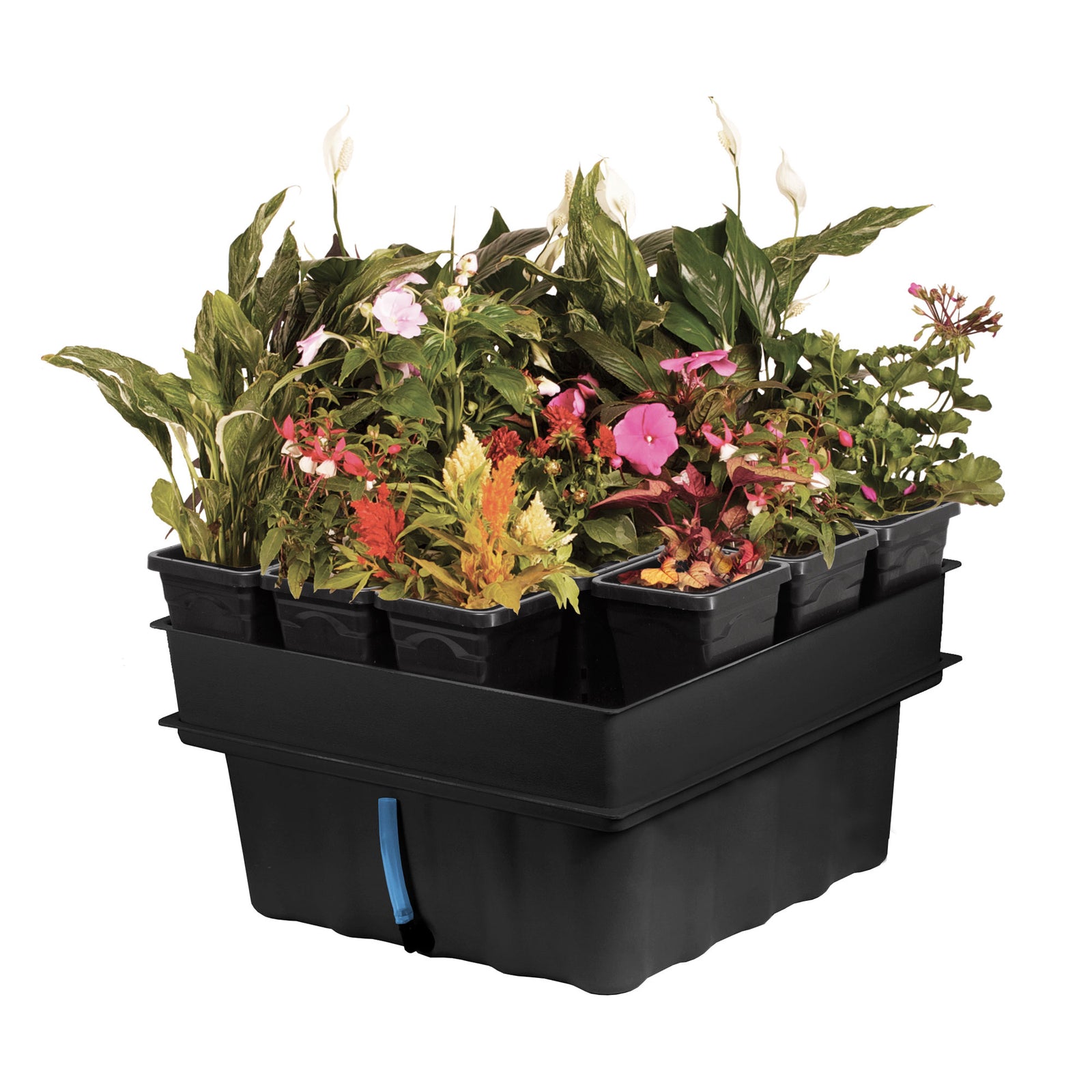Active Aqua MGSYS 22 x 22 Inches Megagarden Planter with Ebb and Flow System - VMInnovations