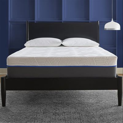 Early Bird Performance 12 Inch Gel Copper Firm Memory Foam Mattress, Twin XL