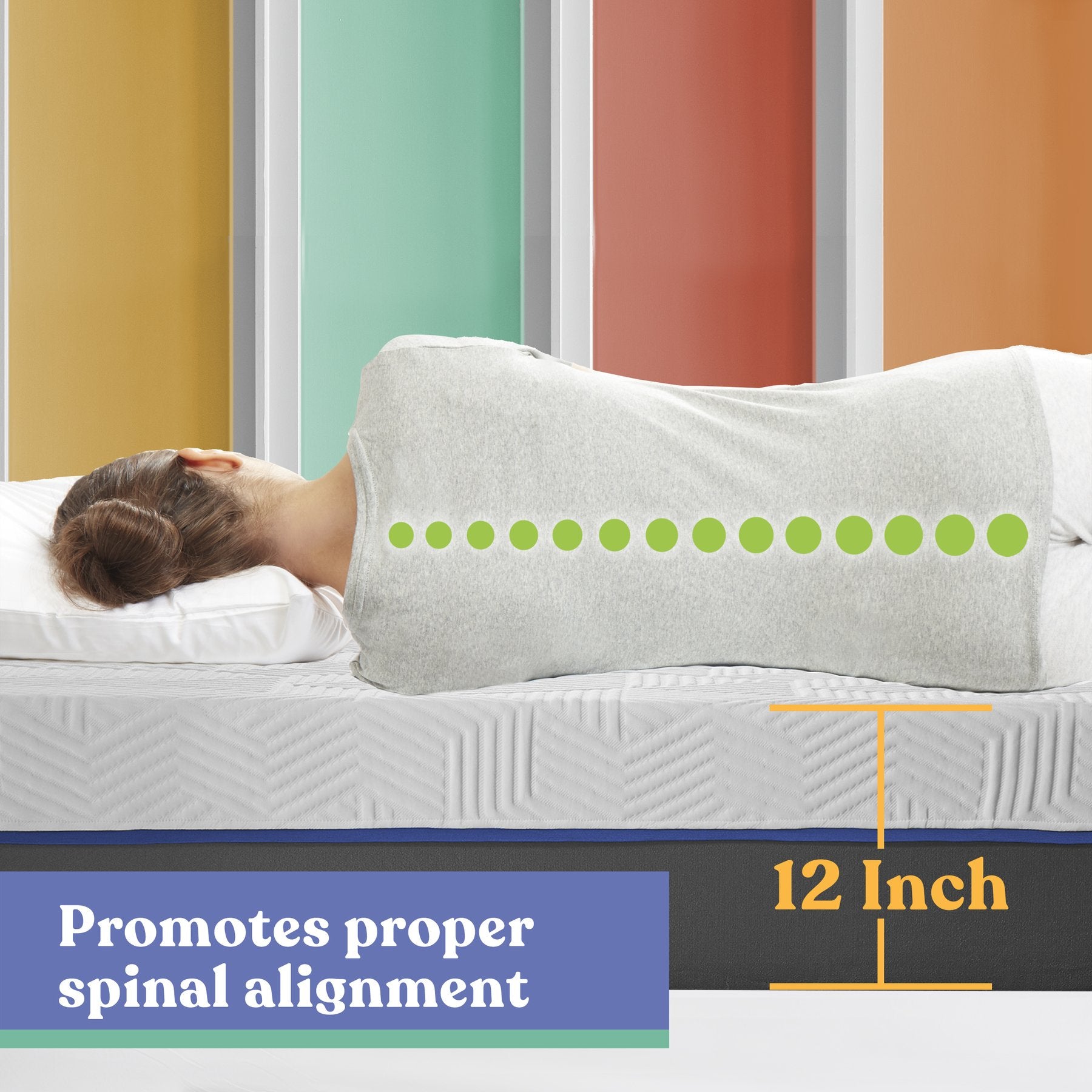 Early Bird Performance 12 Inch Gel Copper Memory Foam Mattress, California King - VMInnovations