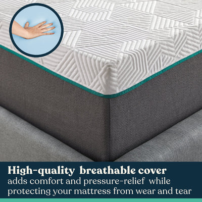 Early Bird Performance 10 Inch Hybrid Cool Gel Copper Memory Foam Mattress, Full