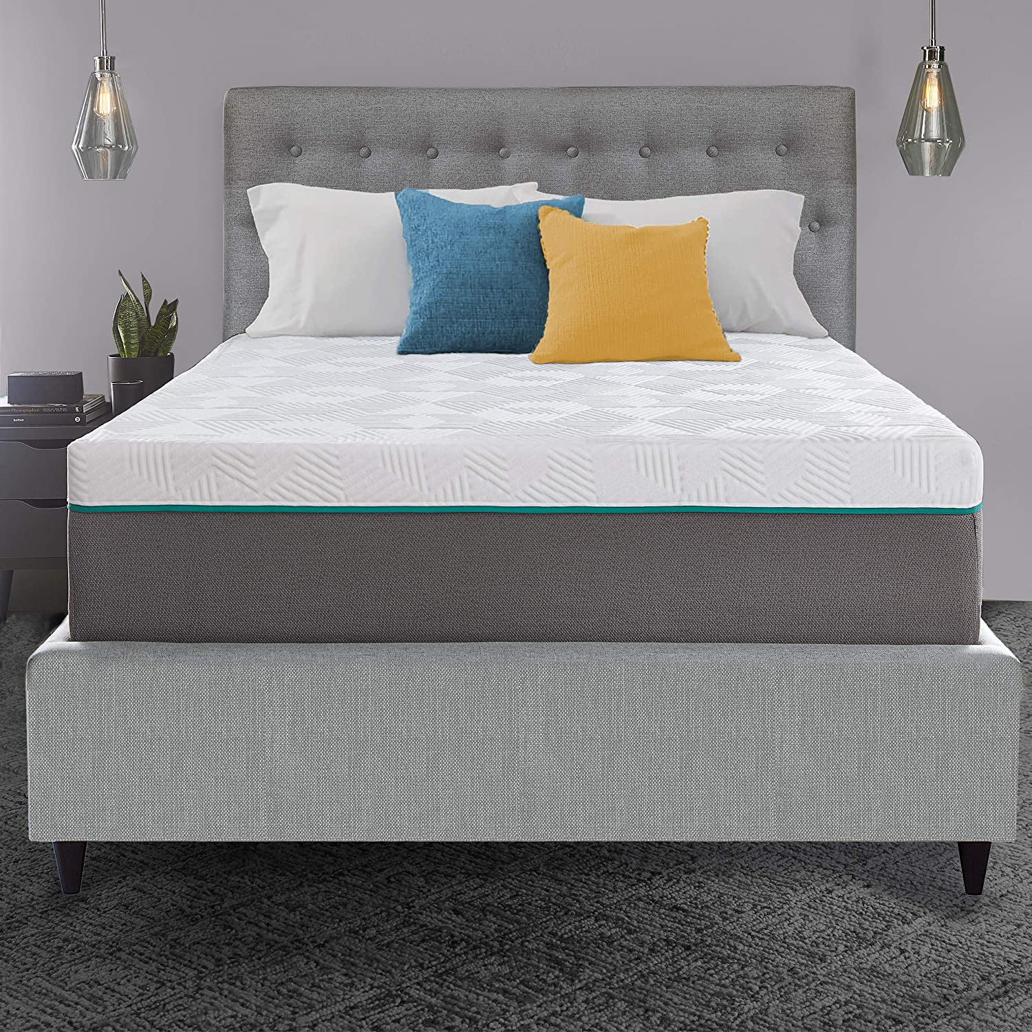 Early Bird Performance 12 Inch Hybrid Mattress w/ Cooling Copper Infusion, Twin - VMInnovations