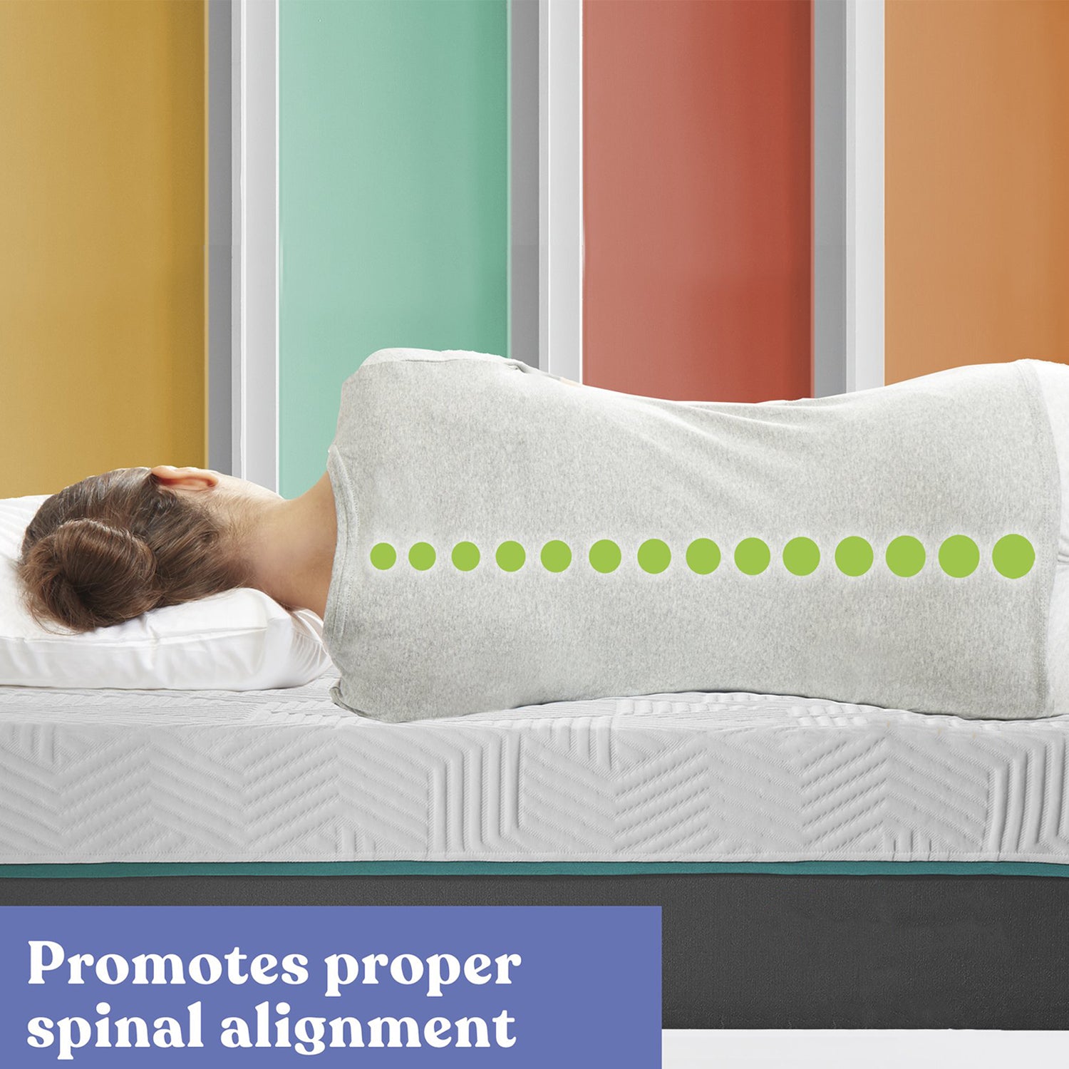 Early Bird Performance 12 Inch Hybrid Gel Copper Memory Foam Mattress, Queen