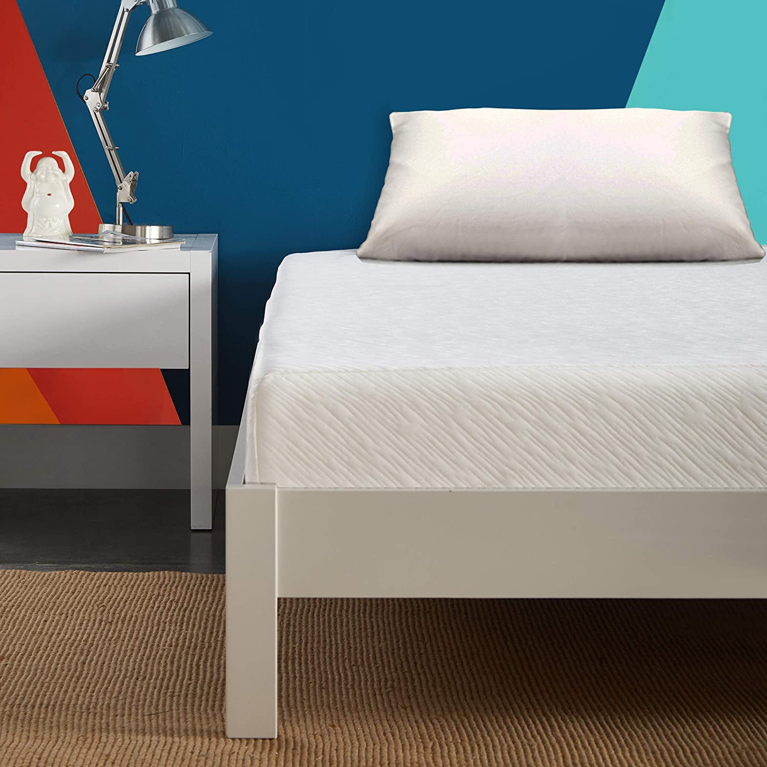 Early Bird 6 In Gel Memory Foam Mattress w/ Dual Layer Comfort, Twin (Open Box) - VMInnovations